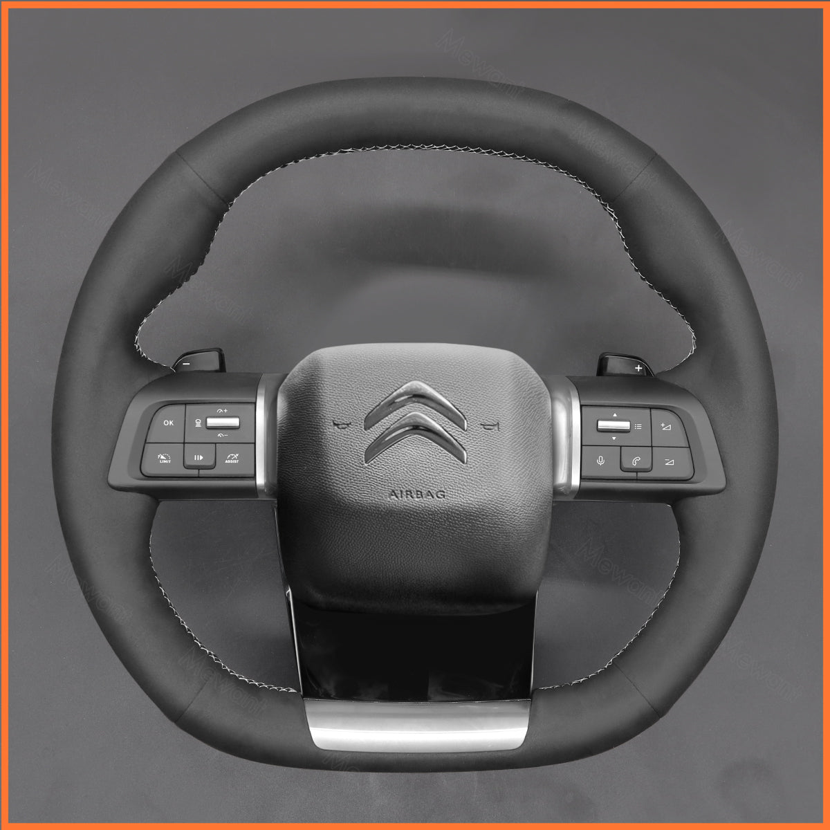 MEWANT steering wheel cover for Citroen C4 2020-2022 / C5 X 2022