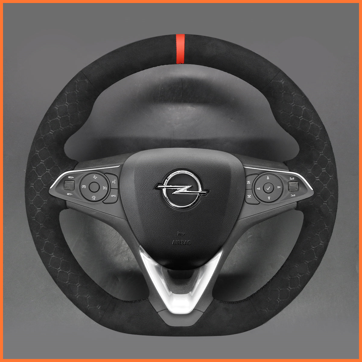 MEWANT steering wheel cover for Opel Astra (K) Combo Corsa (E|F) Grandland X Insignia (CT) B