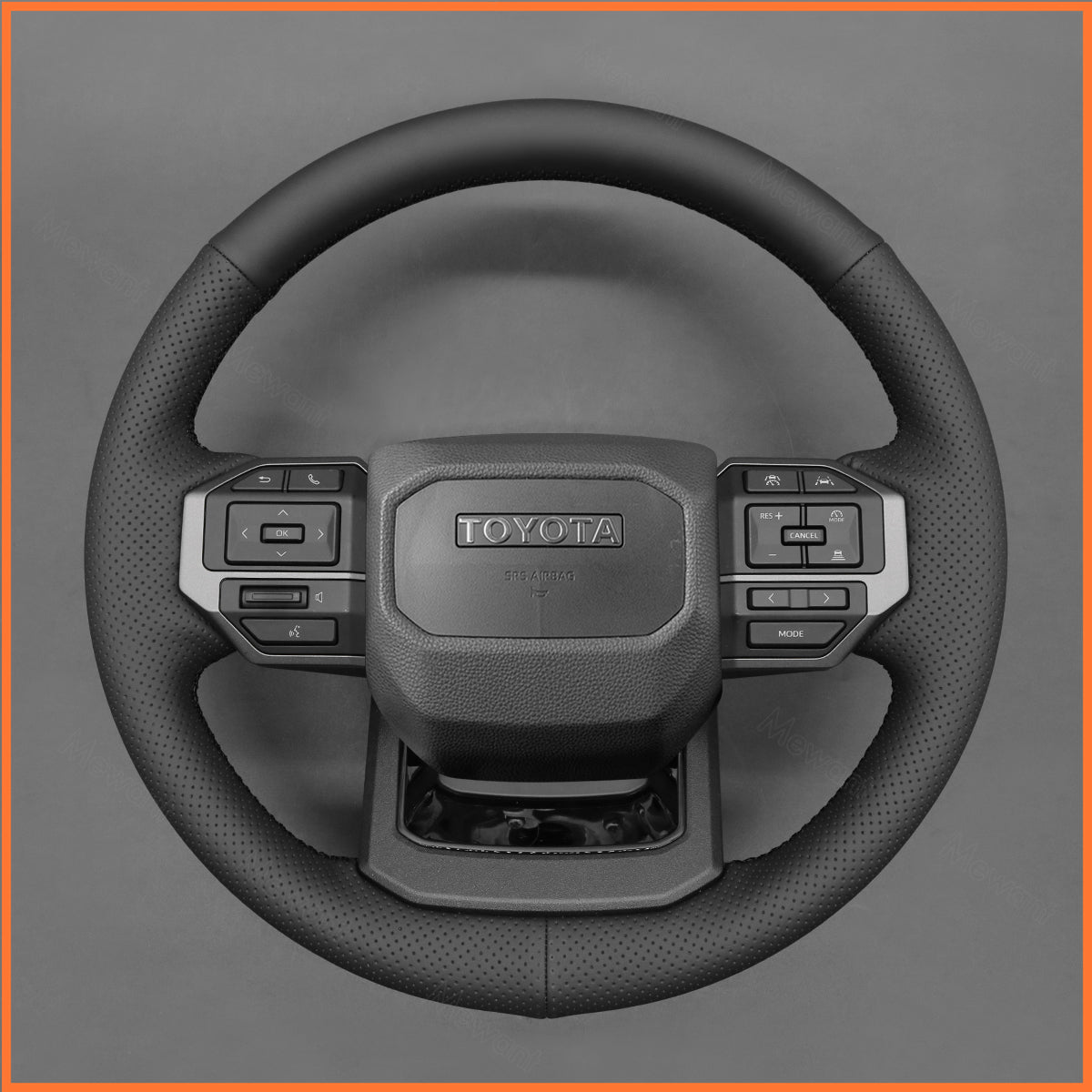 MEWANT Steering Wheel Cover for Toyota Land Cruiser 2024-2025