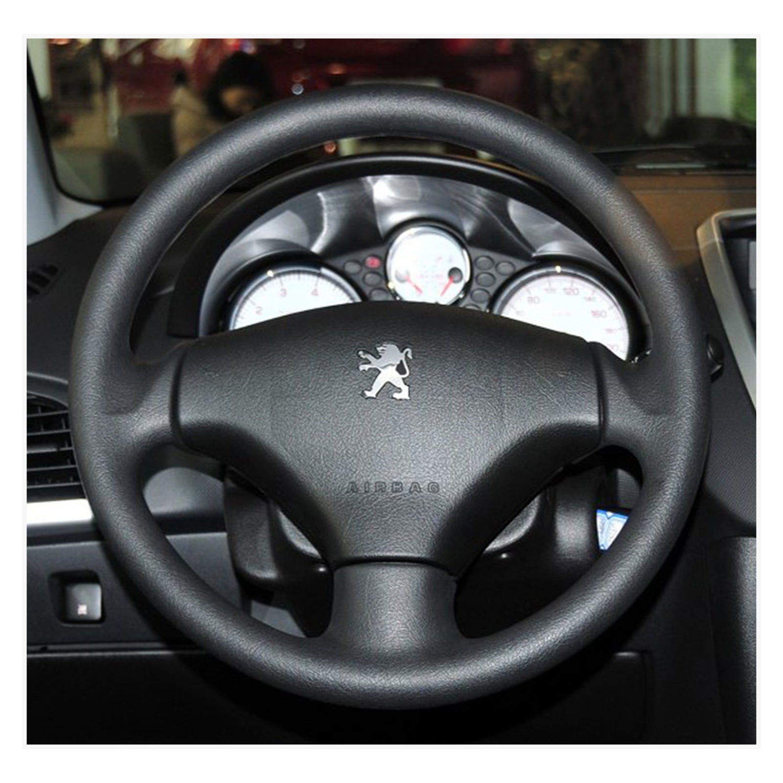 MEWANT Lenkradbezug für Peugeot 206 2007-2009 / Peugeot 207