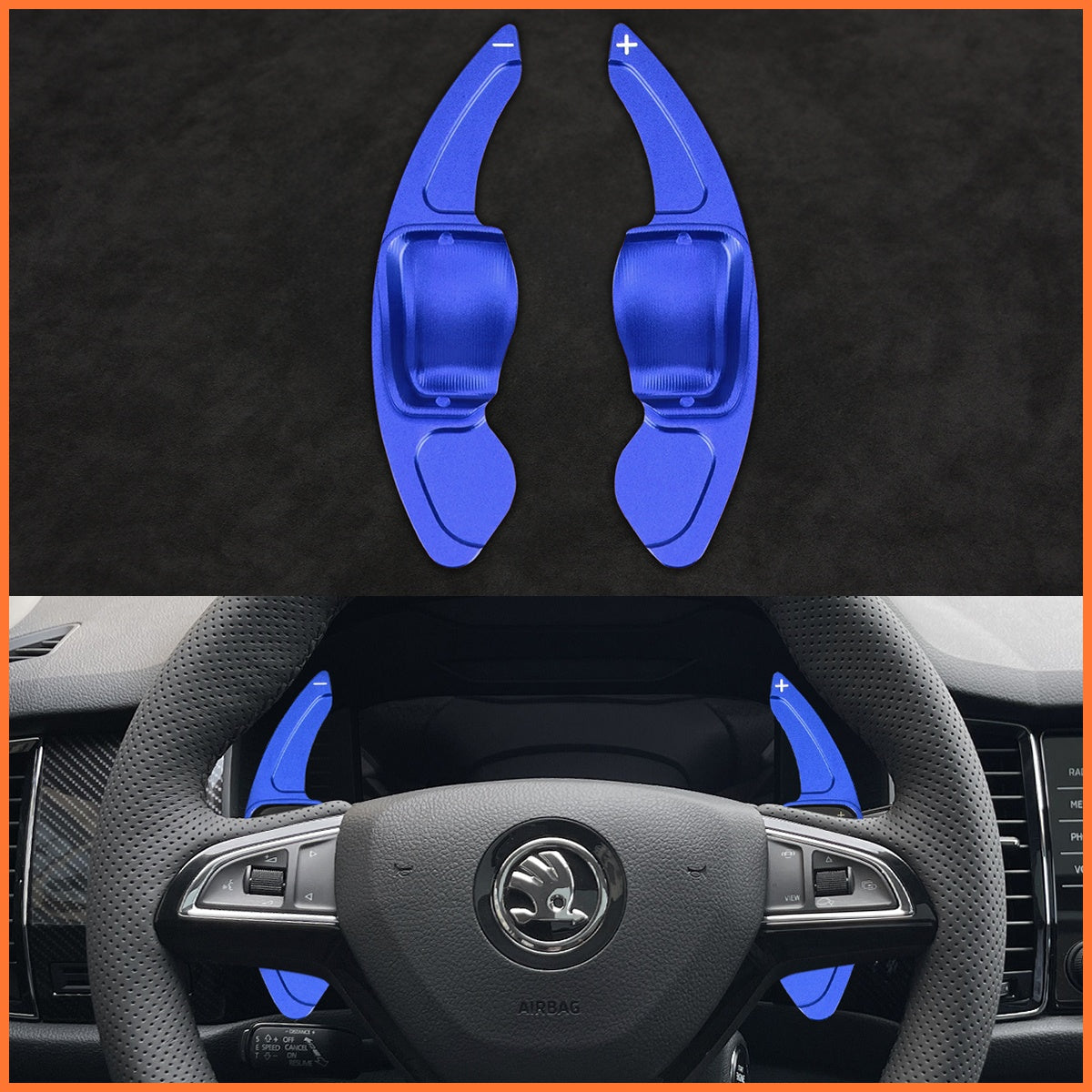 Schaltwippen für Skoda Citigo Fabia Karoq Octavia Scala Superb 2015-2019