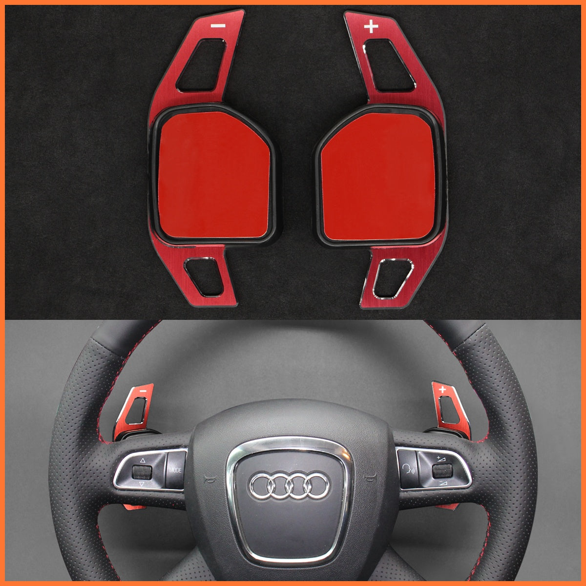 Schaltwippen für Audi A3 A4 A6 A8 Q5 Q7 S8 2006-2013