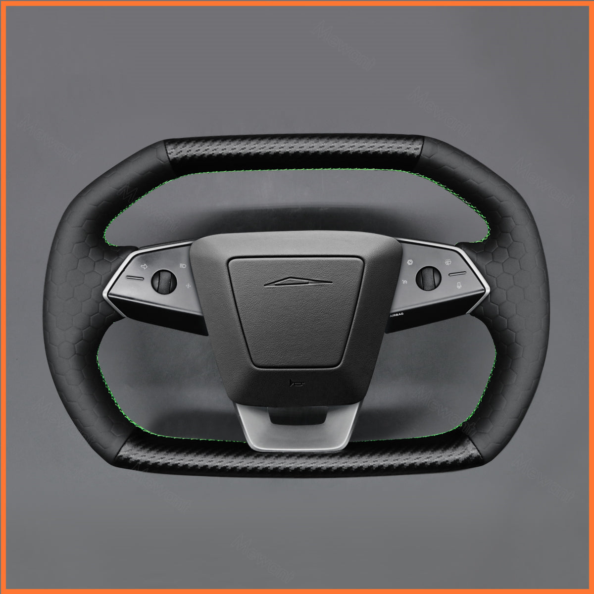 MEWANT Lenkradbezug für Tesla Cybertruck 2023-2025