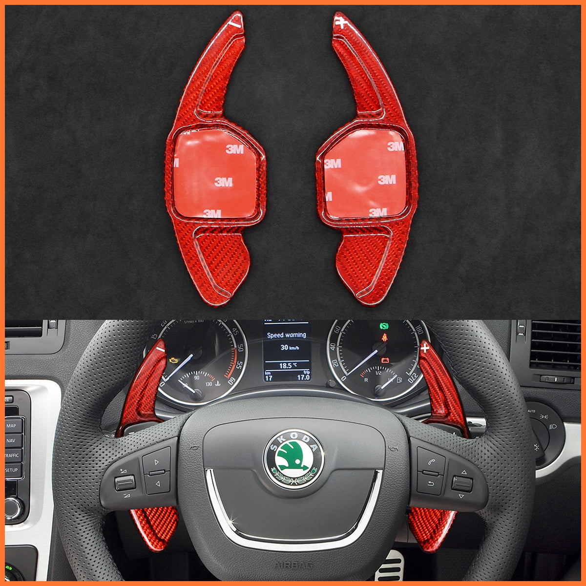 Schaltwippen für Skoda Fabia RS II 2010-2014