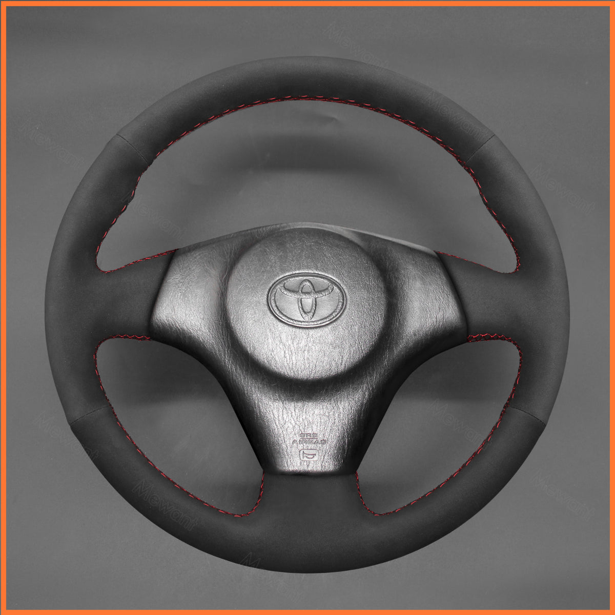 MEWANT Lenkradbezug für Toyota RAV4  / Celica / Matrix / MR2 / Supra / Voltz 2002-2004 / Caldina 1997-2002 / MR-S 1999-2007 / Corolla (US) 2003-2008
