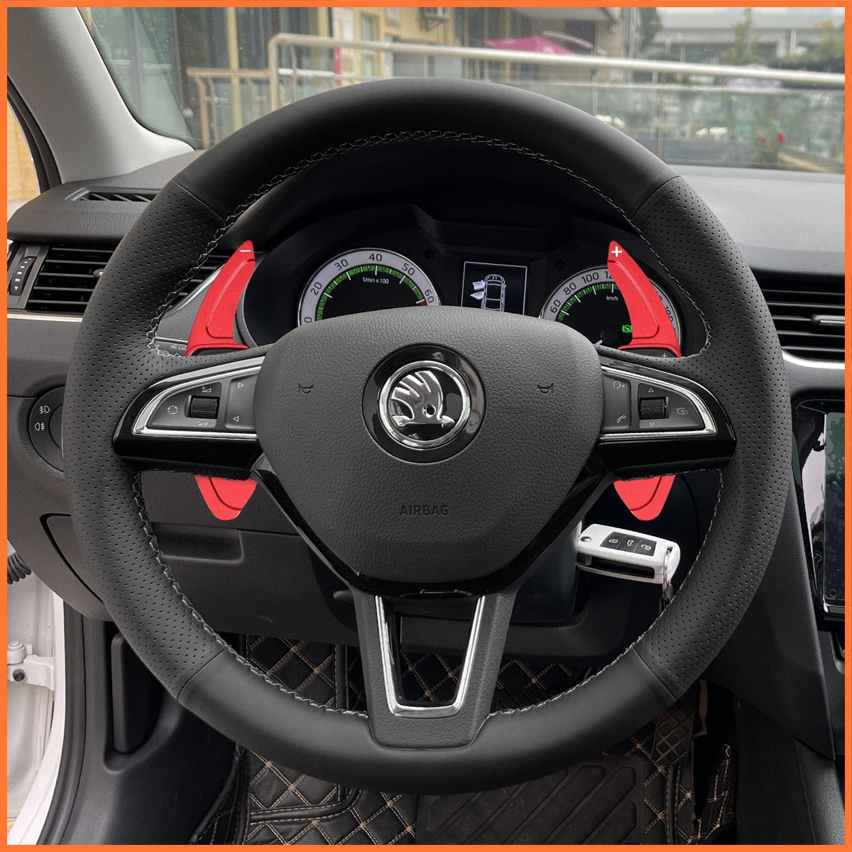 Paddle shifters for Skoda Citigo Fabia Karoq Rapid Roomster Octavia Superb Yeti Kodiaq Scala 2013-2019