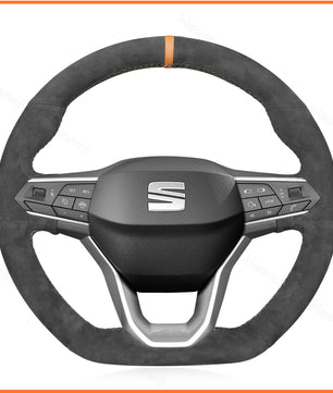 MEWANT Lenkradbezug für SEAT Leon IV 2020-2022 / Ibiza 6F 2021-2022 / Ateca 2020-2022 / Arona 2021-2022 / Tarraco 2020-2022