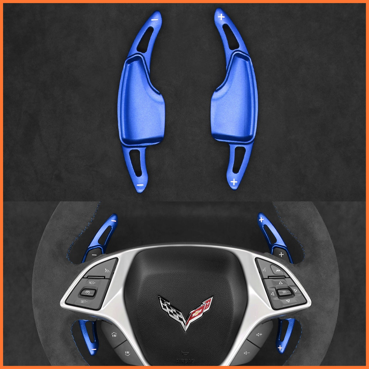 Schaltwippen für Chevrolet Corvette (C7) 2015-2020