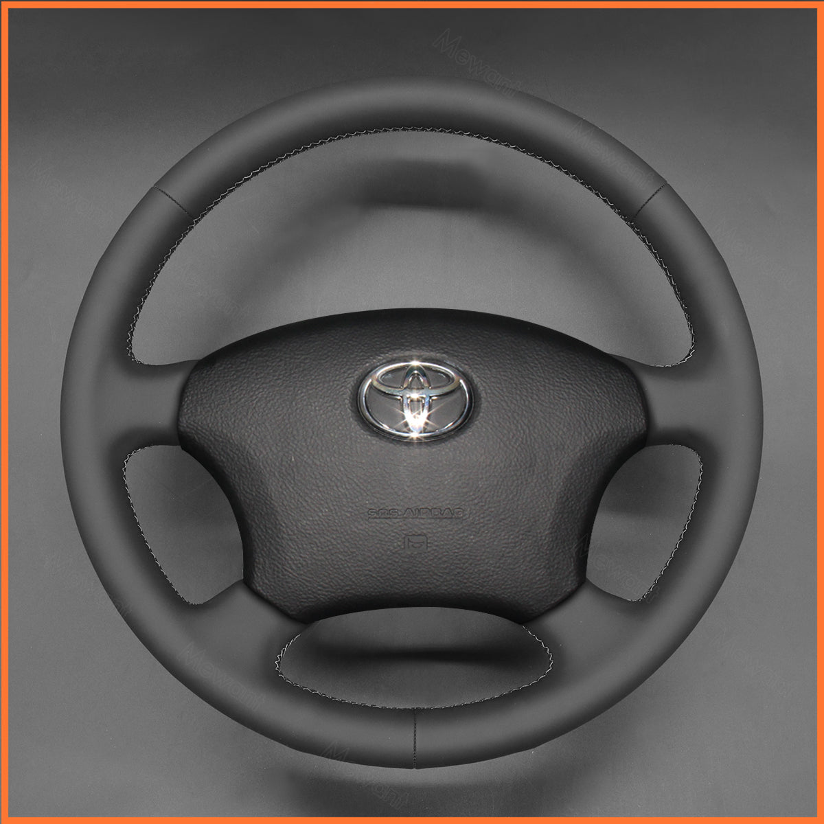 MEWANT Steering Wheel Cover for Toyota Camry Highlander Land Cruiser Fortuner Tacoma Tundra 2002-2007