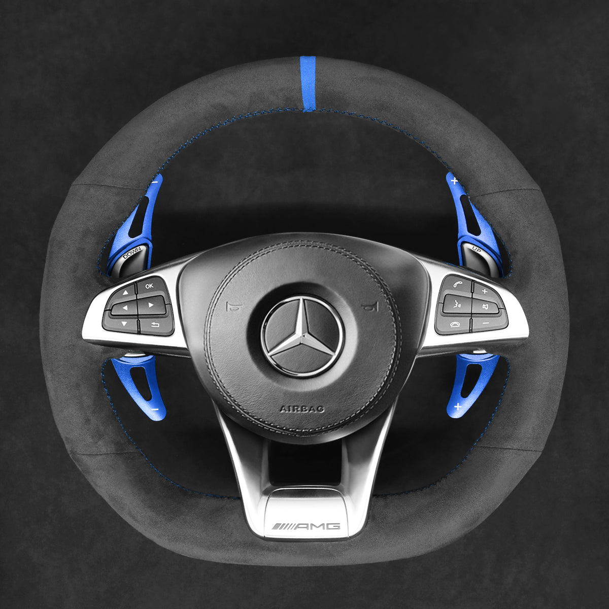 Paddle shifters for Mercedes Benz AMG C190 C117 C218 C253 W166 W205 W213 W222 R172 R190 X166 X253 2015-2020