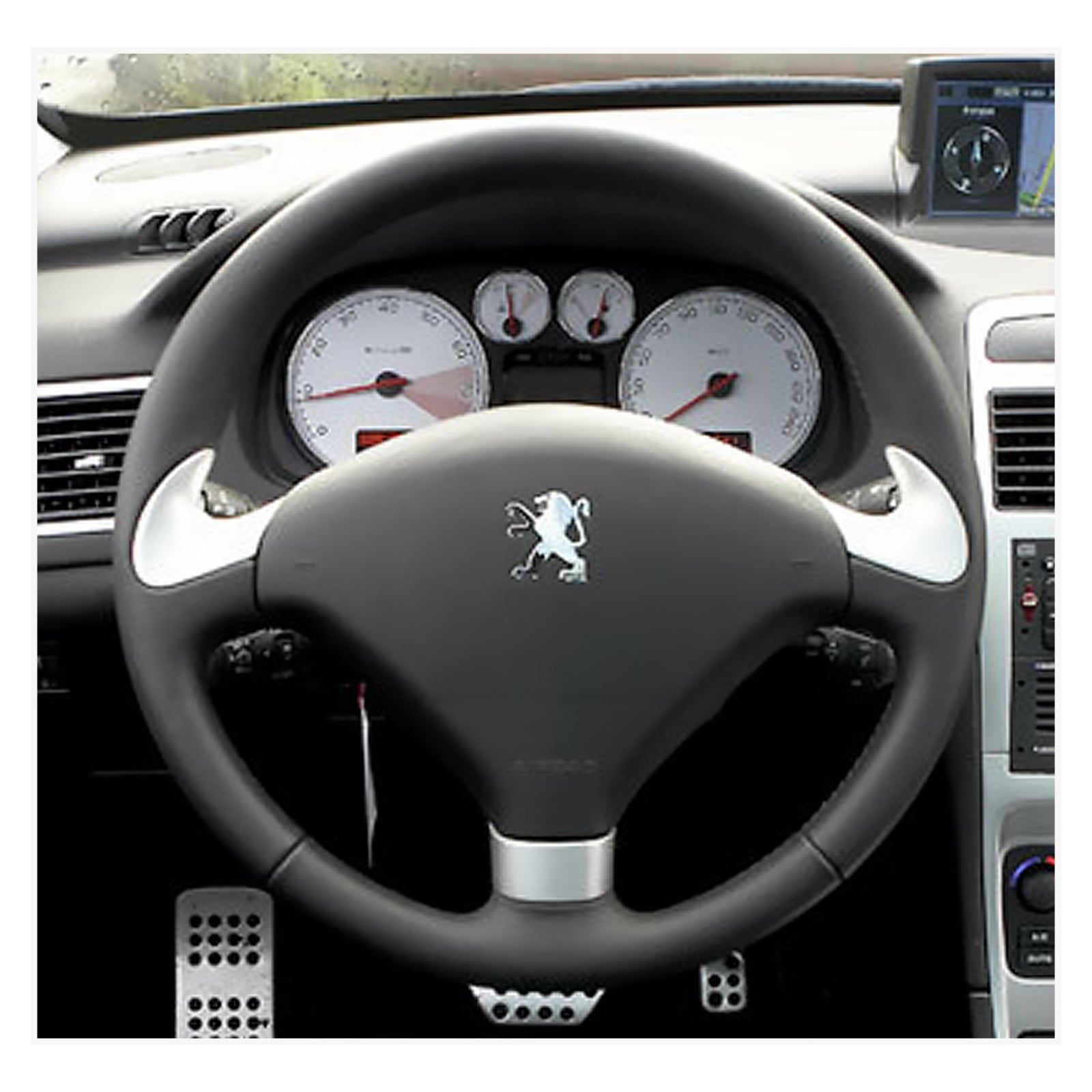 MEWANT Lenkradbezug für Peugeot 307 CC 2004-2008 / 307 (Sport) 2006-2007