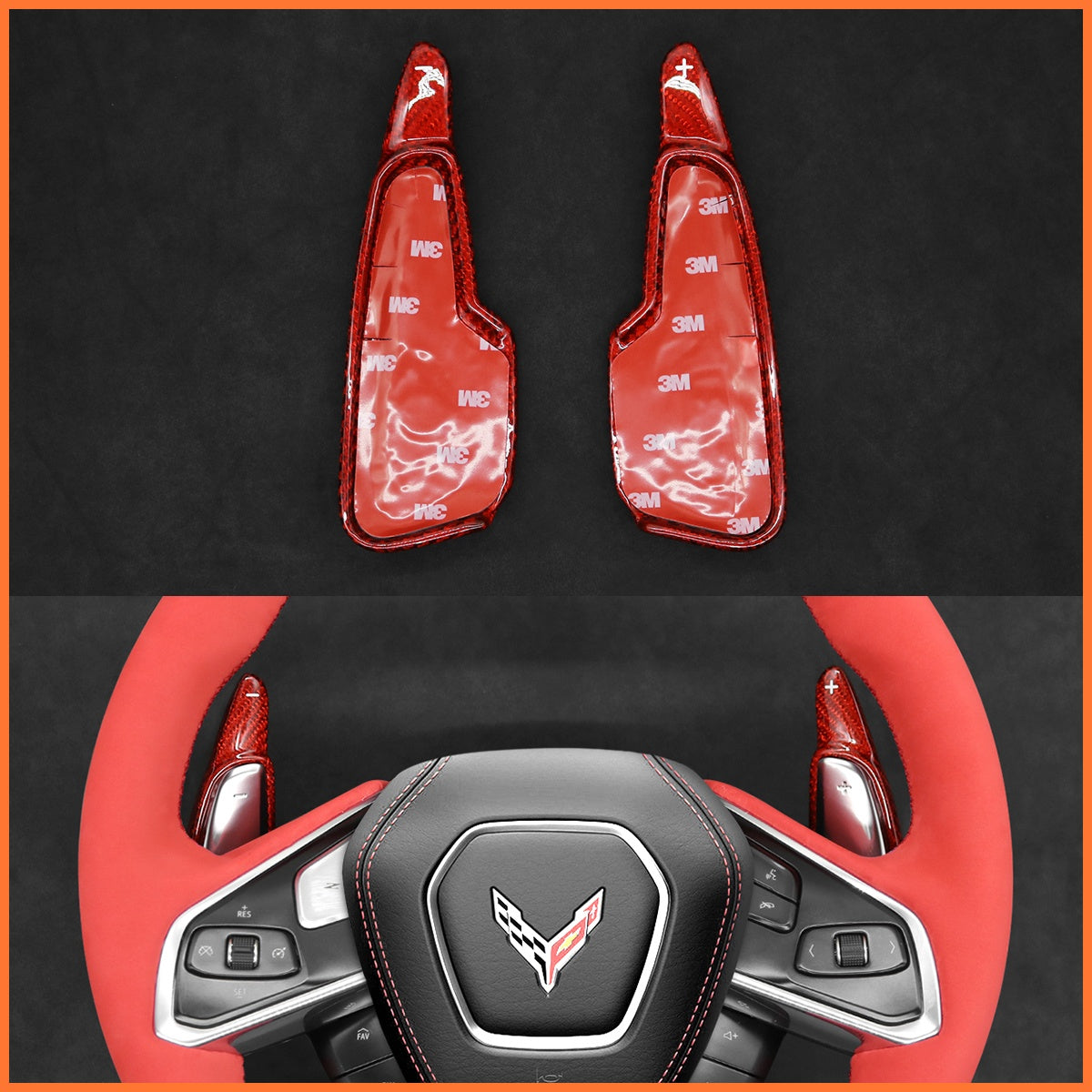 Schaltwippen für Chevrolet Corvette (C8) 2020-2025