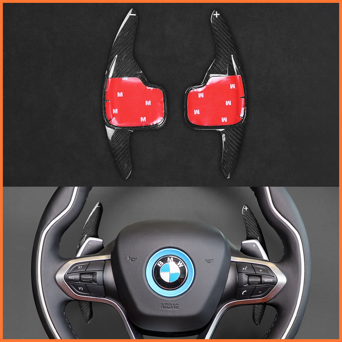Paddle shifters for BMW i8 2014-2020
