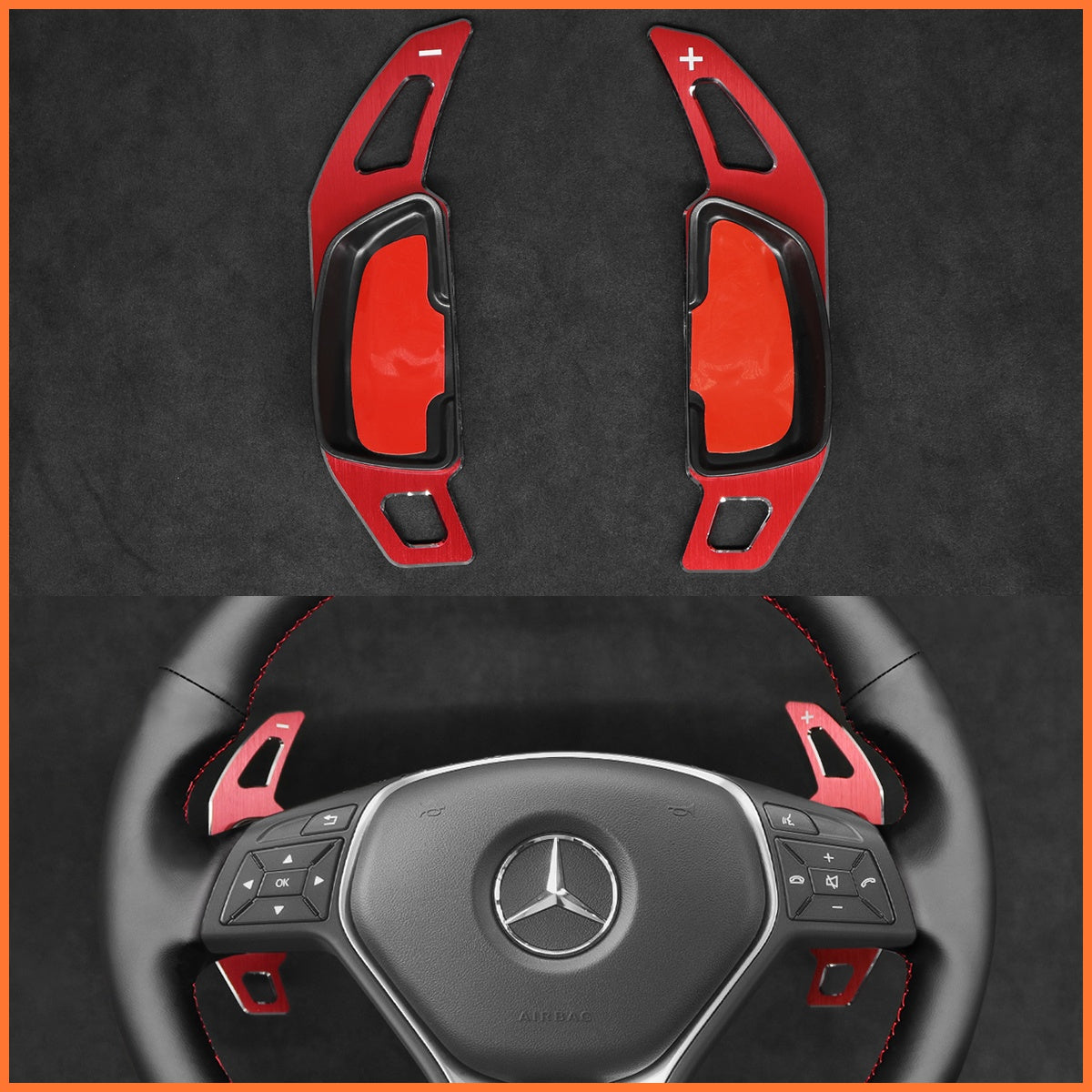 Schaltwippen für Mercedes Benz C117 C218 W204 W212 W246 X156 X204 2012-2017