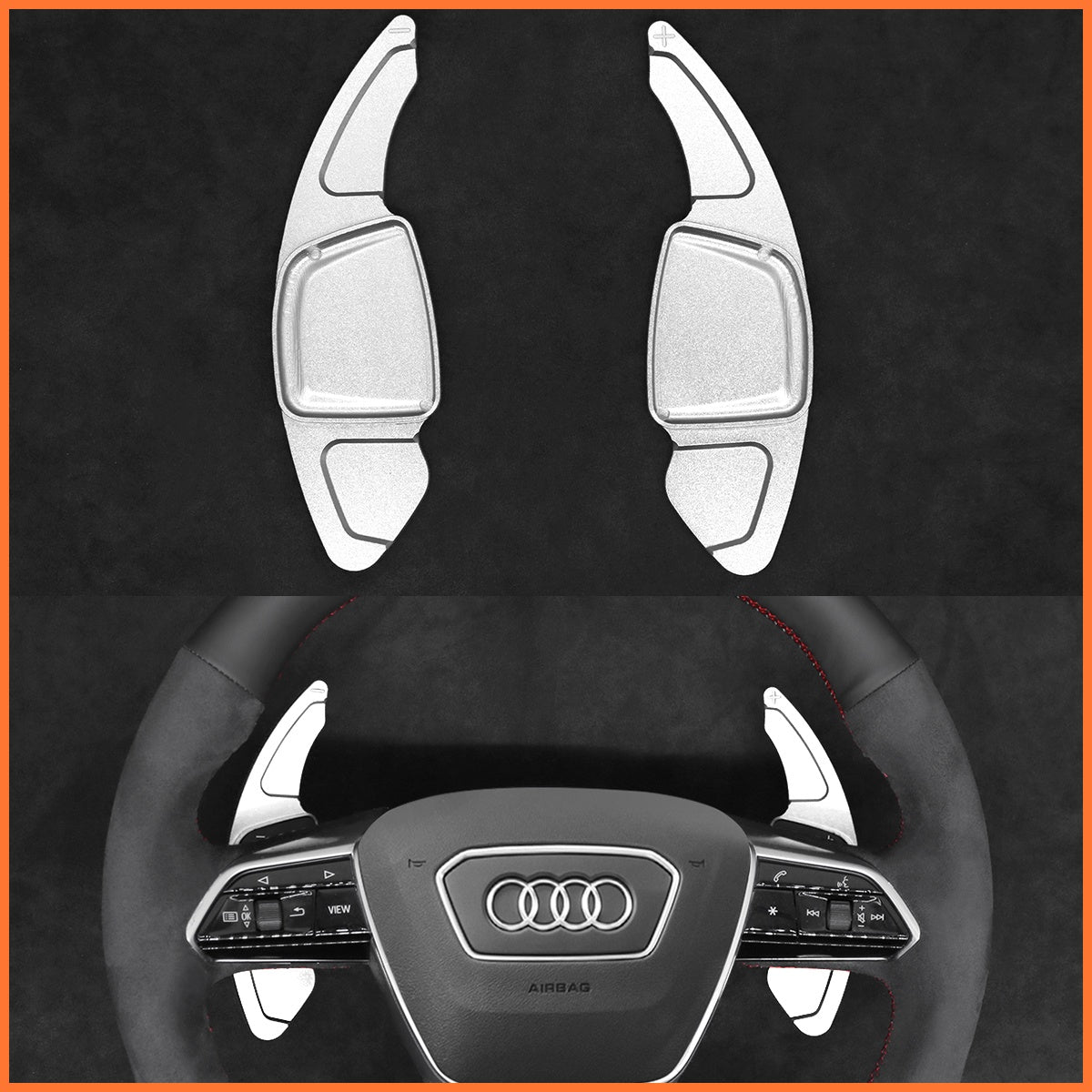 Shift paddles for Audi A6 A7 A8 S6 S7 S8 RS6 RS7 E-Tron GT 2018-2023