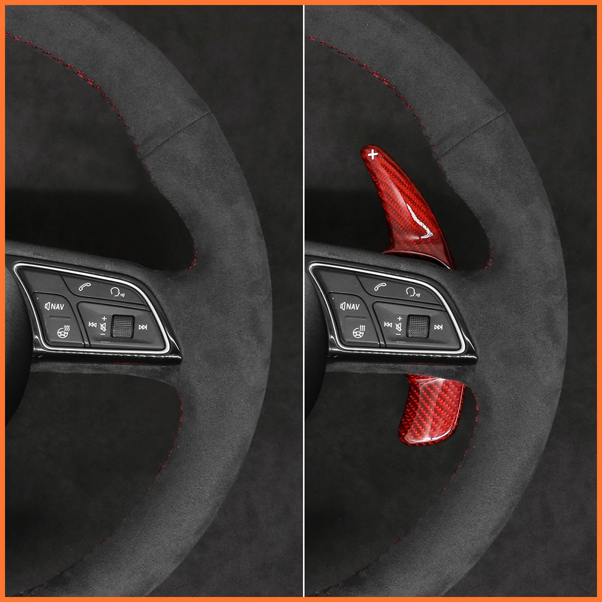 Paddle shifters for Audi A1 A3 A4 A5 S3 S4 S5 RS4 2015-2022