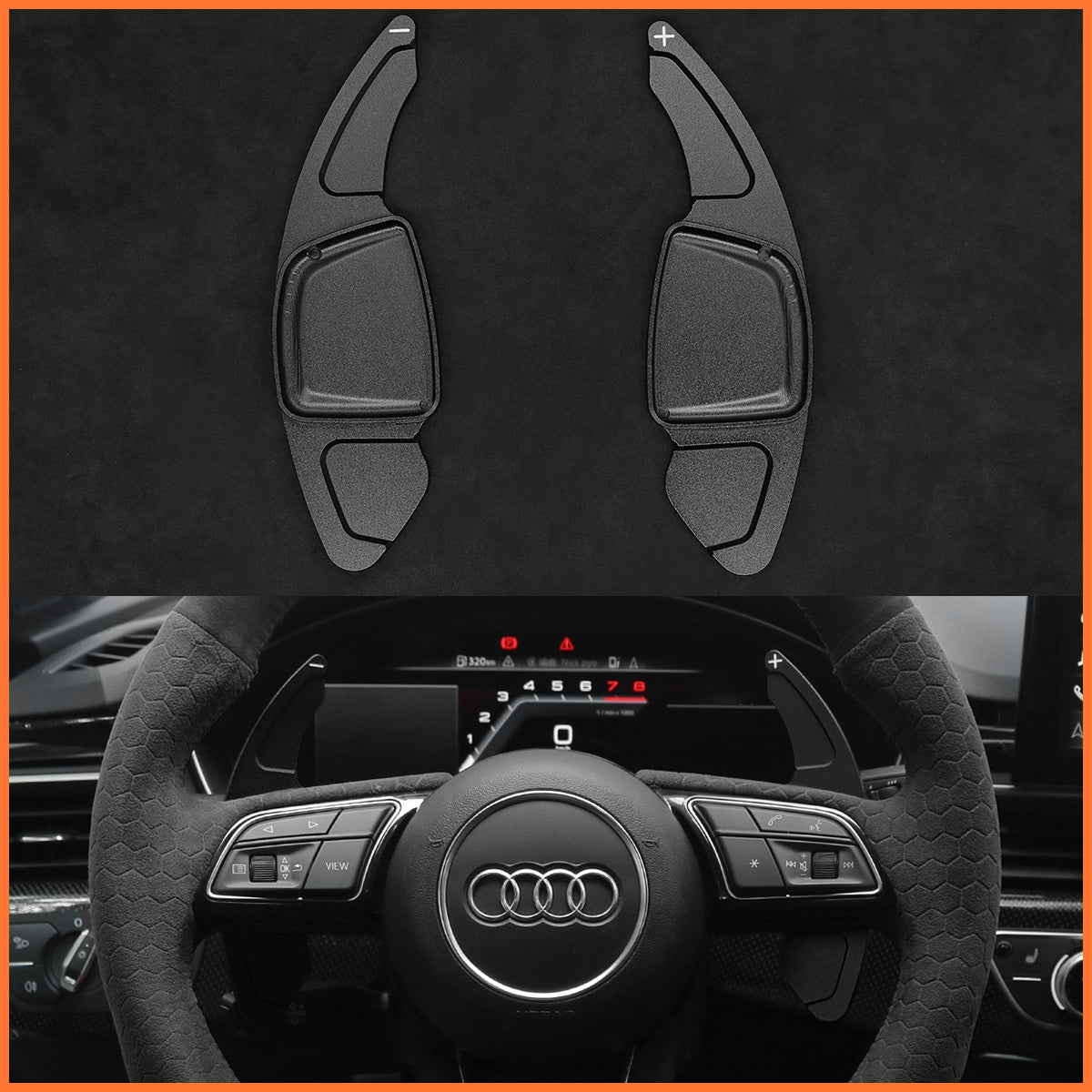 Paddle shifters for Audi A1 A3 A4 A5 S3 S4 S5 RS4 2015-2022