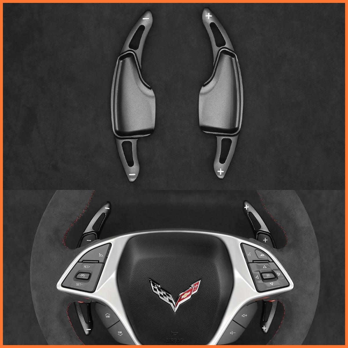 Schaltwippen für Chevrolet Corvette (C7) 2015-2020