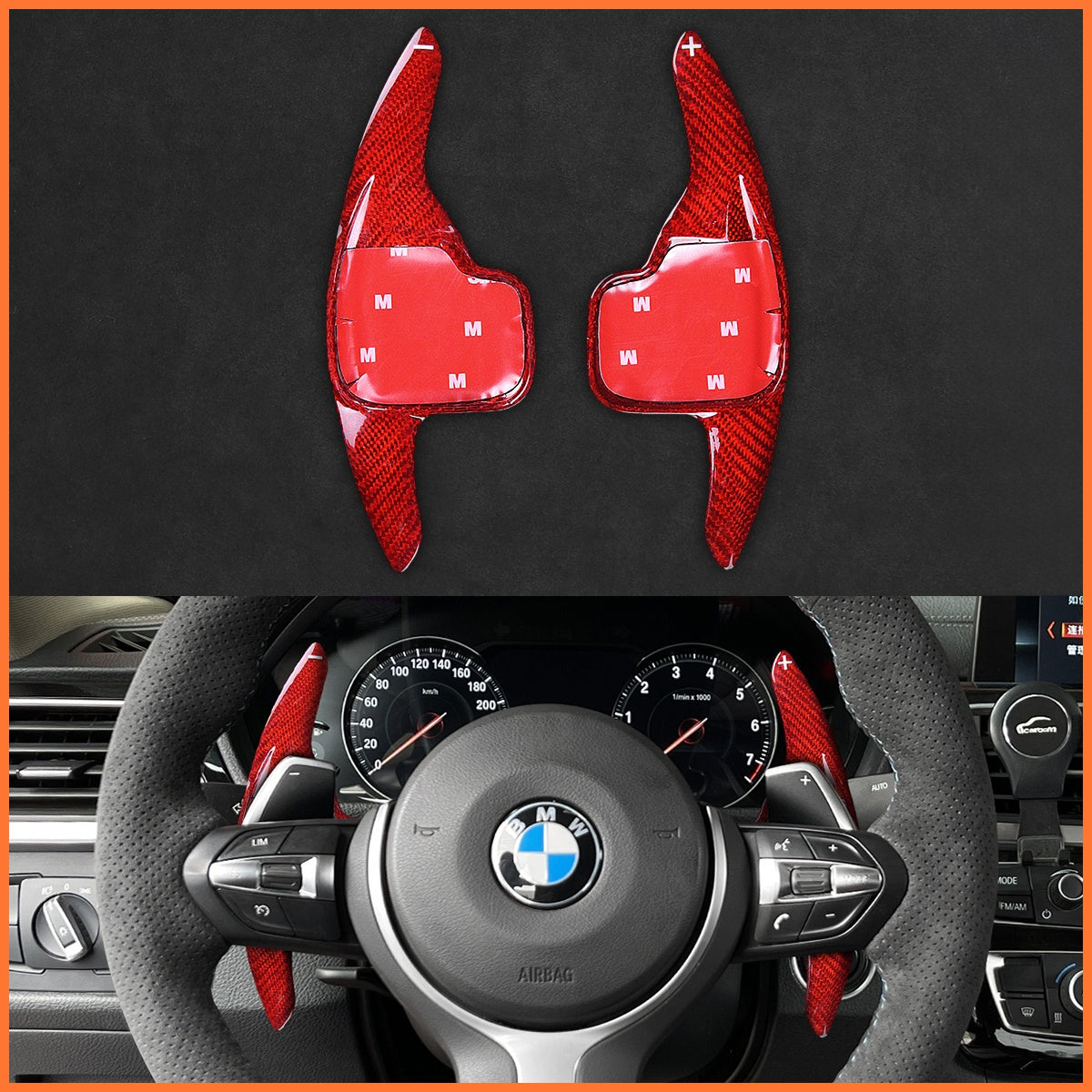 Schaltwippen für BMW M Sport F07 F10 F12 F20 F21 F30 F33 X3 X4 X5 M140i M50d 2012-2020