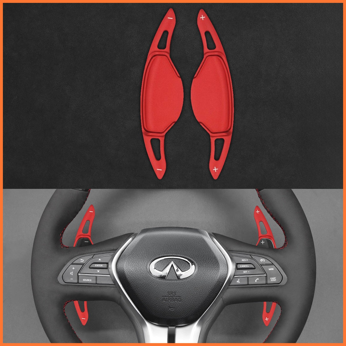 Schaltwippen für Infiniti Q50 Q60 QX50 QX55 2017-2022