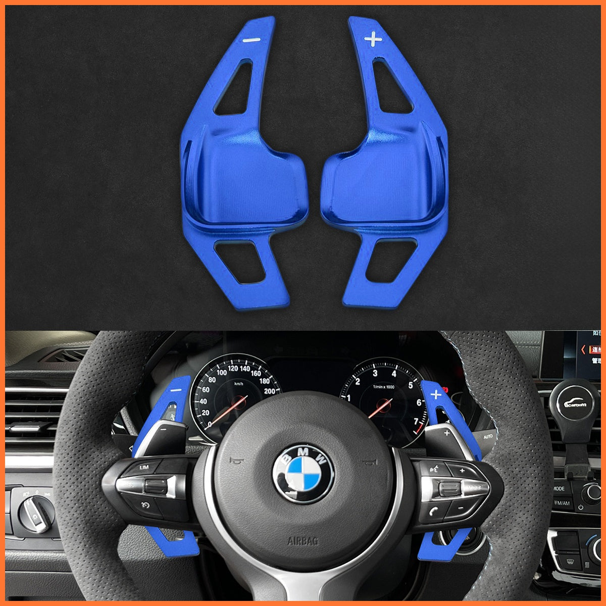 Paddle shifters for BMW M Sport F07 F10 F12 F20 F21 F30 F33 X3 X4 X5 M140i M50d 2012-2020