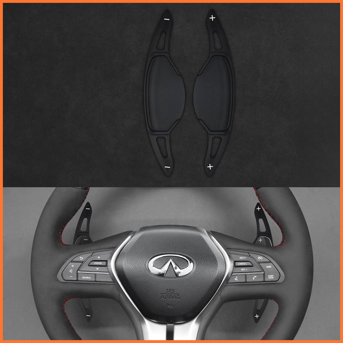 Schaltwippen für Infiniti Q50 Q60 QX50 QX55 2017-2022