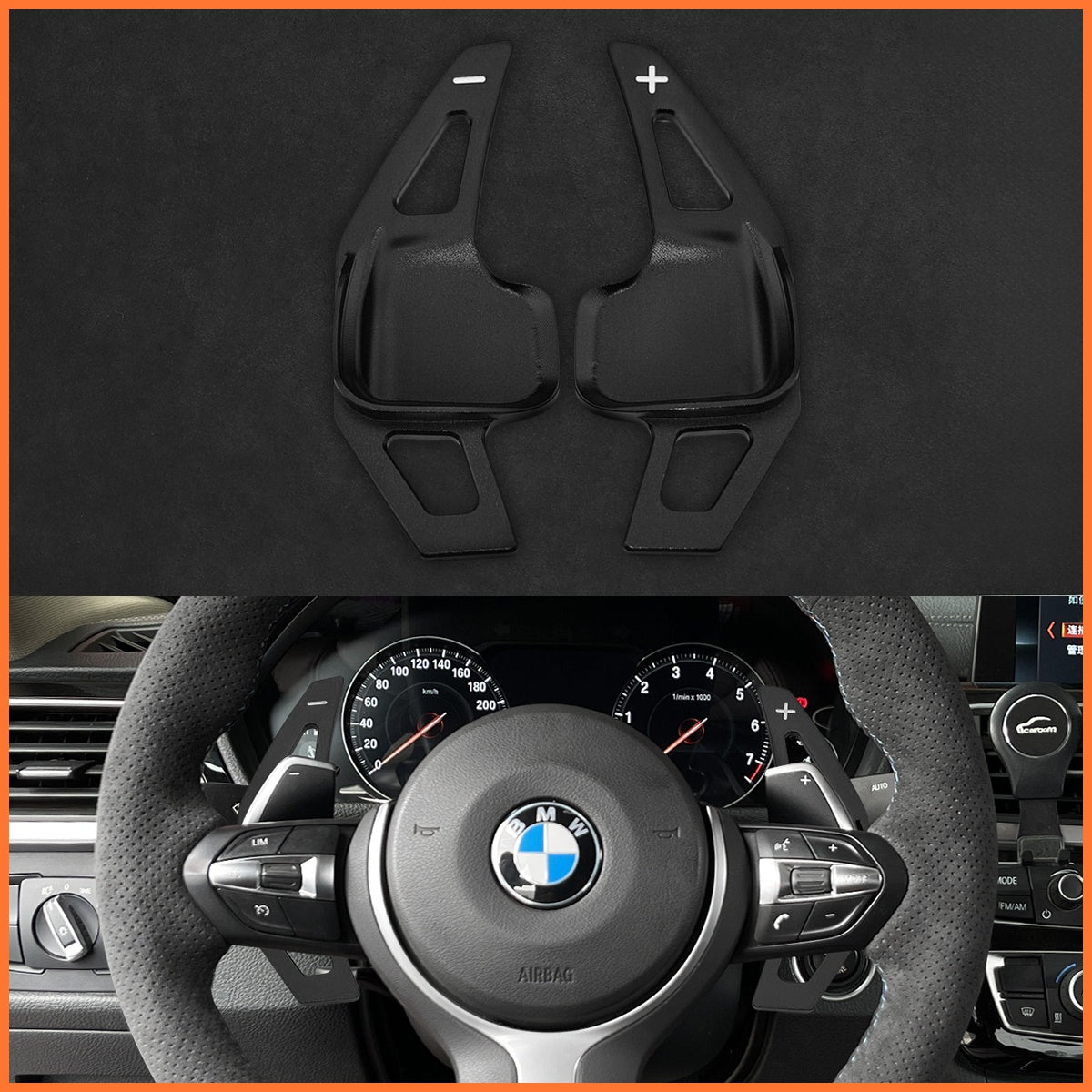Paddle shifters for BMW M Sport F07 F10 F12 F20 F21 F30 F33 X3 X4 X5 M140i M50d 2012-2020