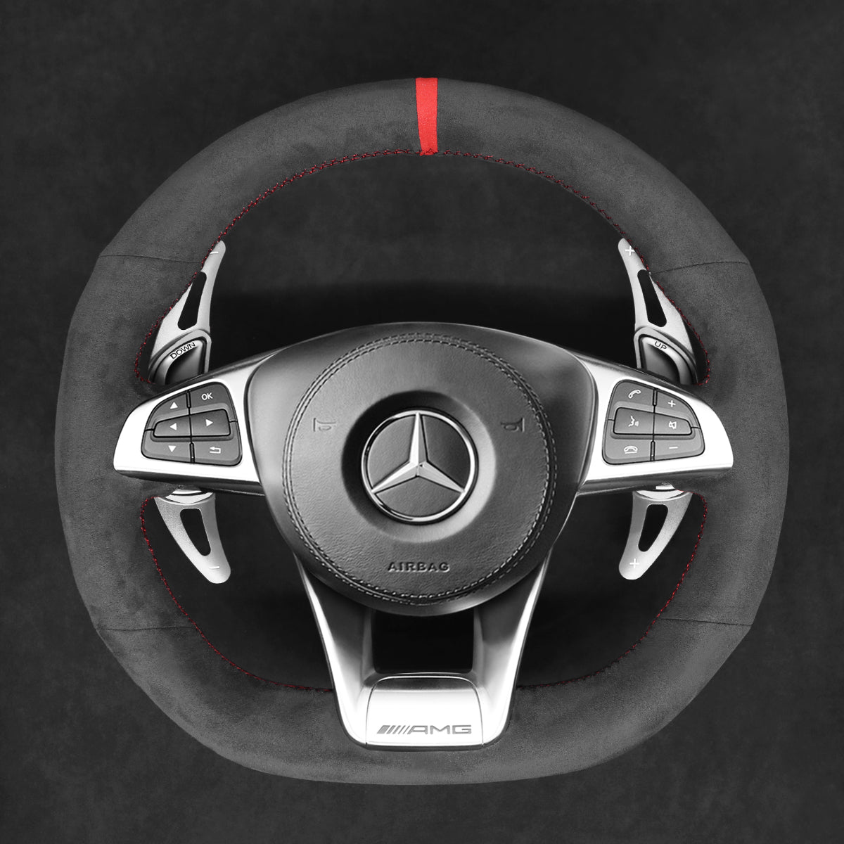 Paddle shifters for Mercedes Benz AMG C190 C117 C218 C253 W166 W205 W213 W222 R172 R190 X166 X253 2015-2020