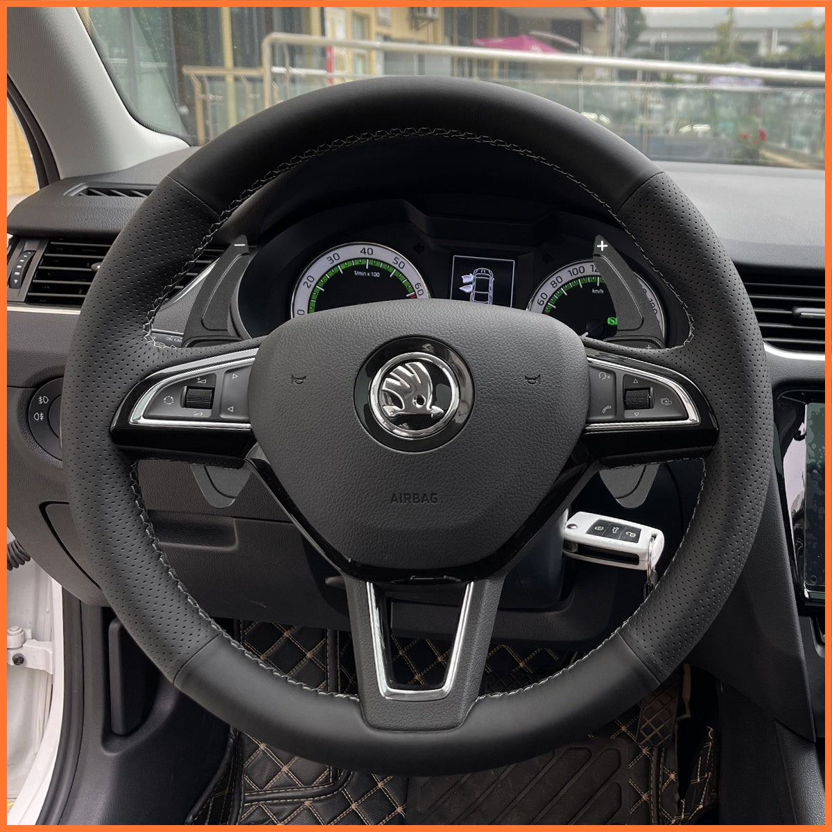 Paddle shifters for Skoda Citigo Fabia Karoq Rapid Roomster Octavia Superb Yeti Kodiaq Scala 2013-2019