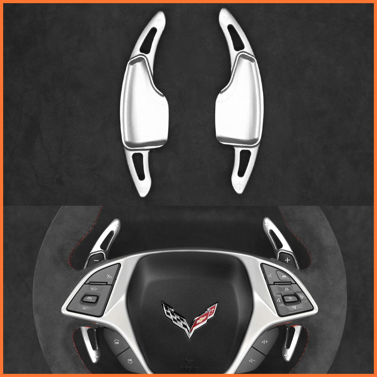 Schaltwippen für Chevrolet Corvette (C7) 2015-2020
