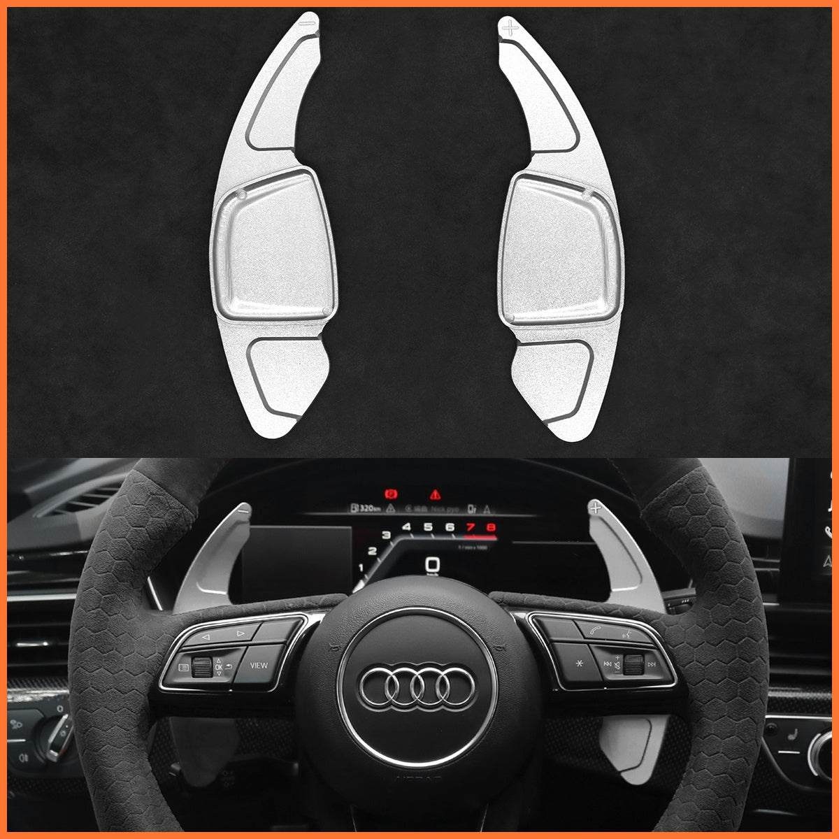 Paddle shifters for Audi A1 A3 A4 A5 S3 S4 S5 RS4 2015-2022