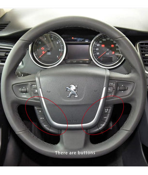 MEWANT Lenkradbezug für Peugeot 508 2011-2018 / 508 SW 2011-2018