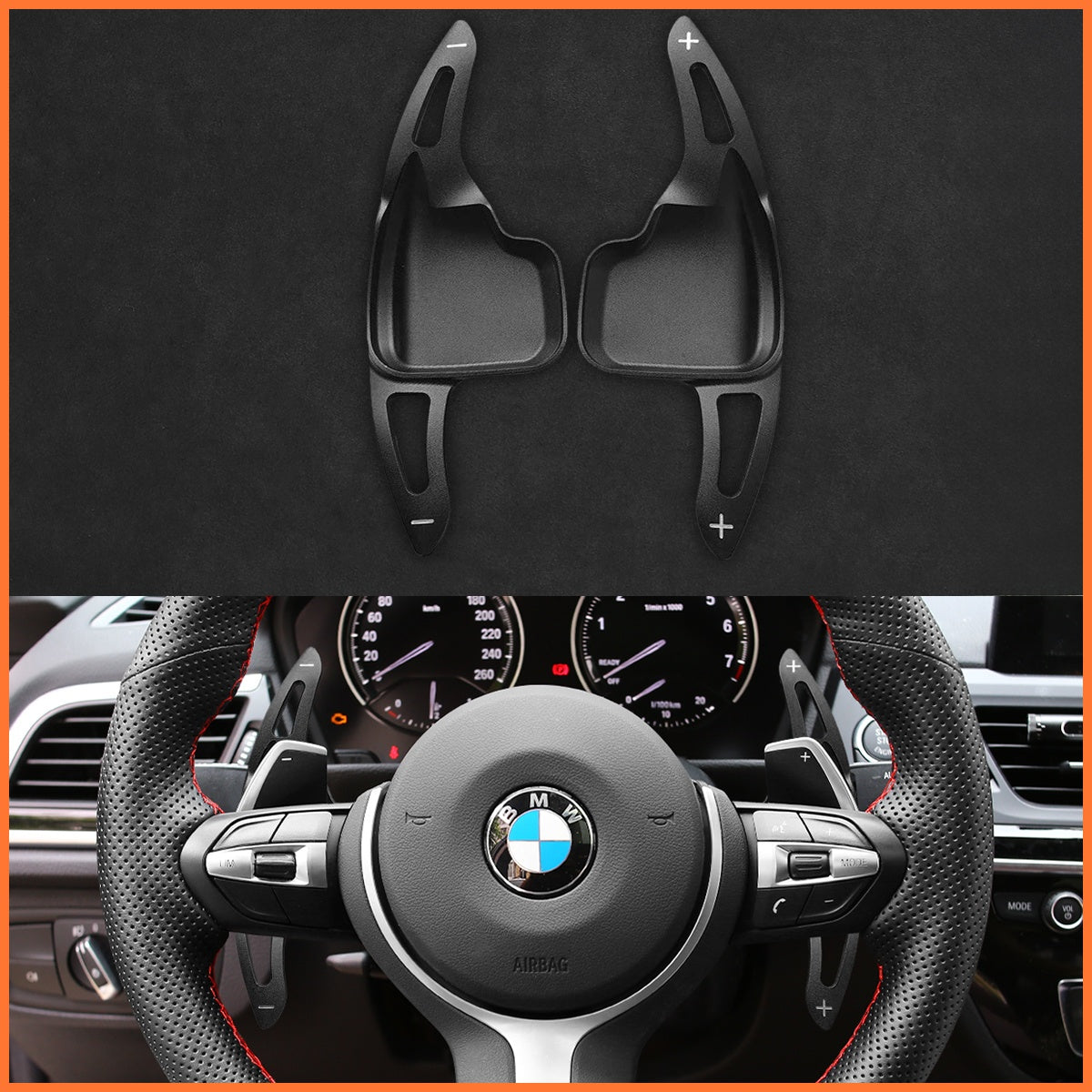 Paddle shifters for BMW M Sport F07 F10 F12 F20 F21 F30 F33 X3 X4 X5 M140i M50d 2012-2020