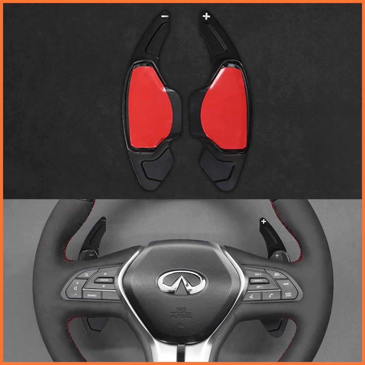 Schaltwippen für Infiniti Q50 Q60 QX50 QX55 2017-2022