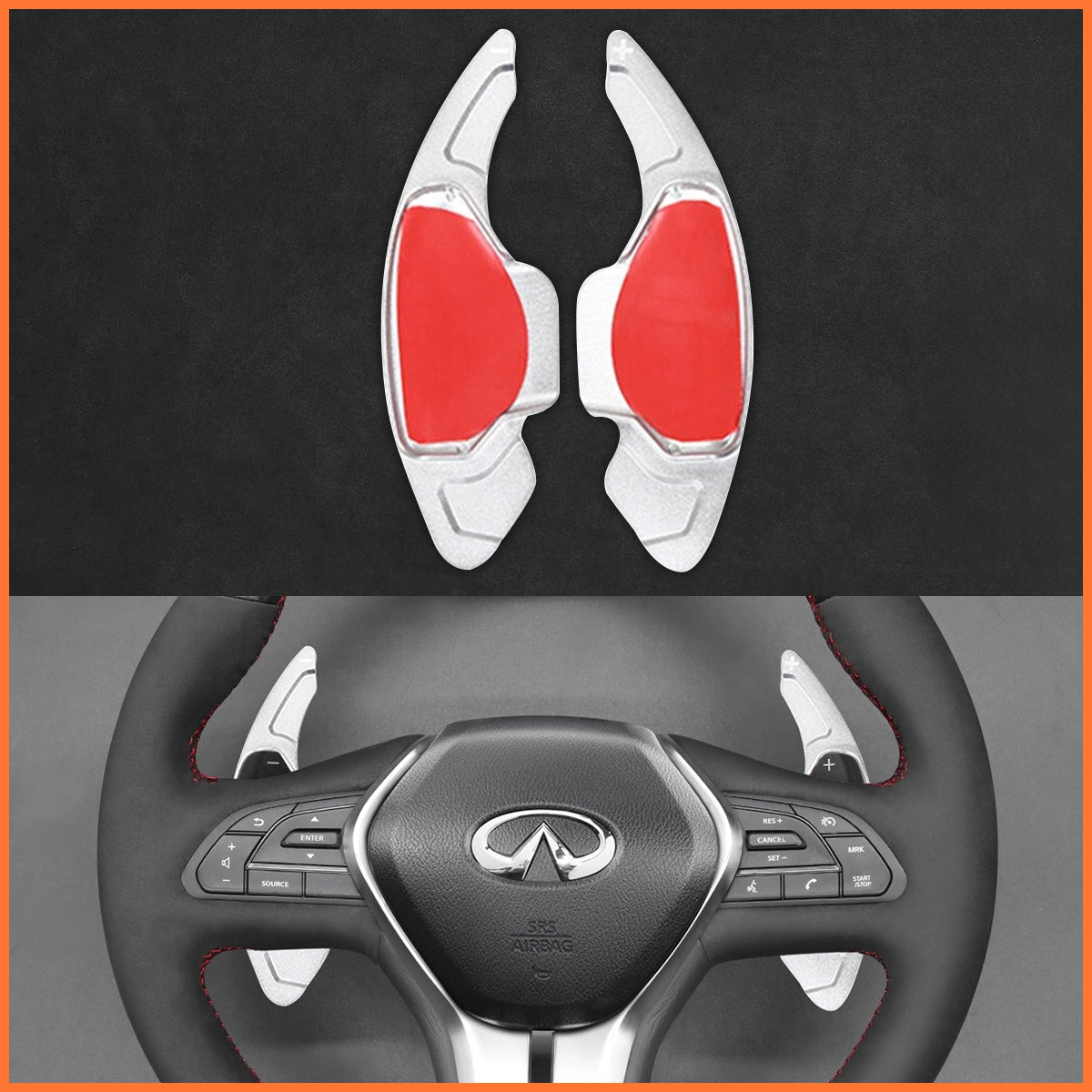 Schaltwippen für Infiniti Q50 Q60 QX50 QX55 2017-2022