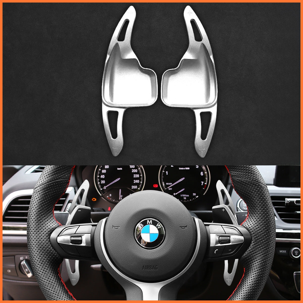 Paddle shifters for BMW M Sport F07 F10 F12 F20 F21 F30 F33 X3 X4 X5 M140i M50d 2012-2020