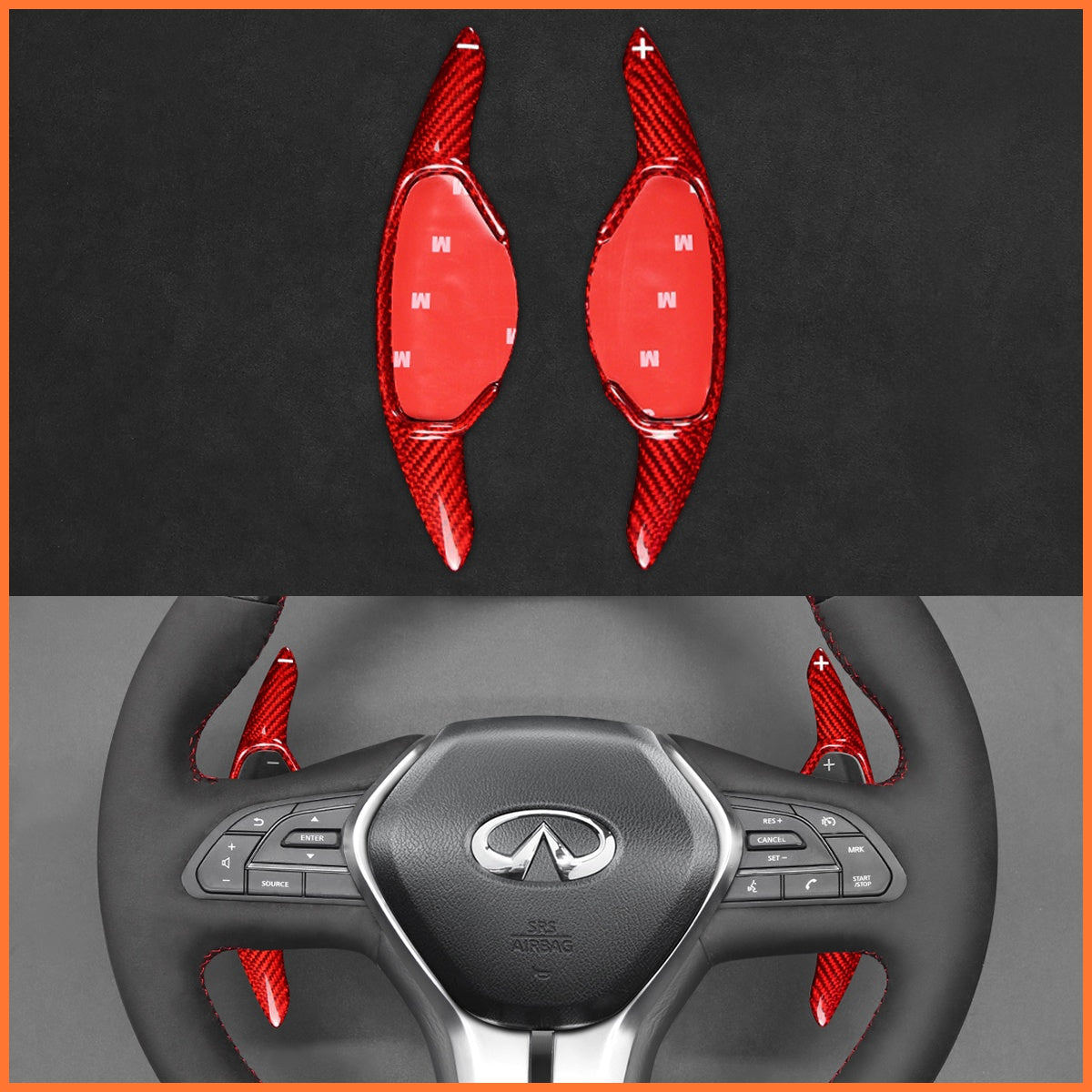 Schaltwippen für Infiniti Q50 Q60 QX50 QX55 2017-2022