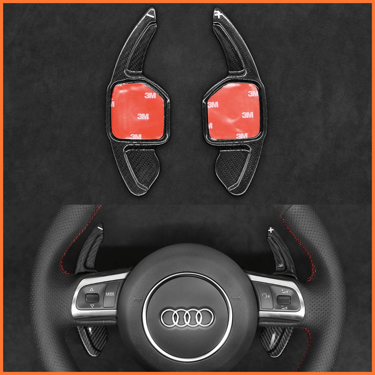 Paddle shifters for Audi R8 TT RS R8 RS3 RS6 2009-2015