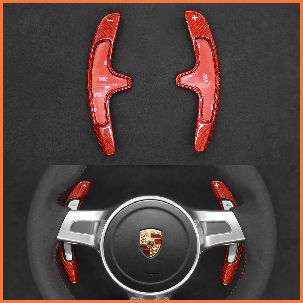 Schaltwippen für Porsche 911 Boxster Cayman 981 Cayenne Panamera 2009-2016
