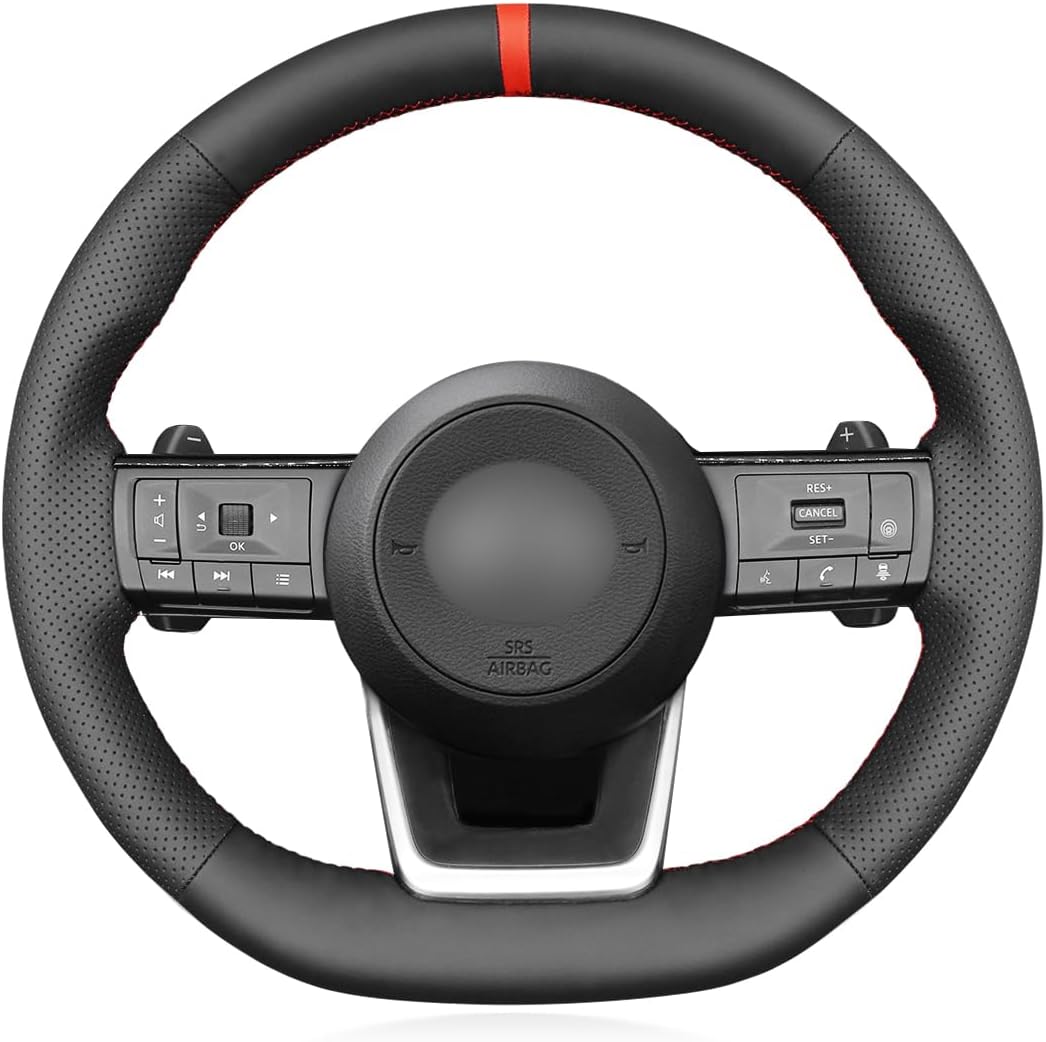 MEWANT Lenkradbezug für Nissan Rogue Pathfinder Qashqai X-Trail 2021-2023 per Hand Nähen Lenkradschone