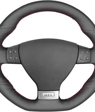 MEWANT Lenkradbezug für Golf GTI 5 (V) Golf R32  Scirocco  Passat Variant (R-Line)  Tiguan (R-Line)