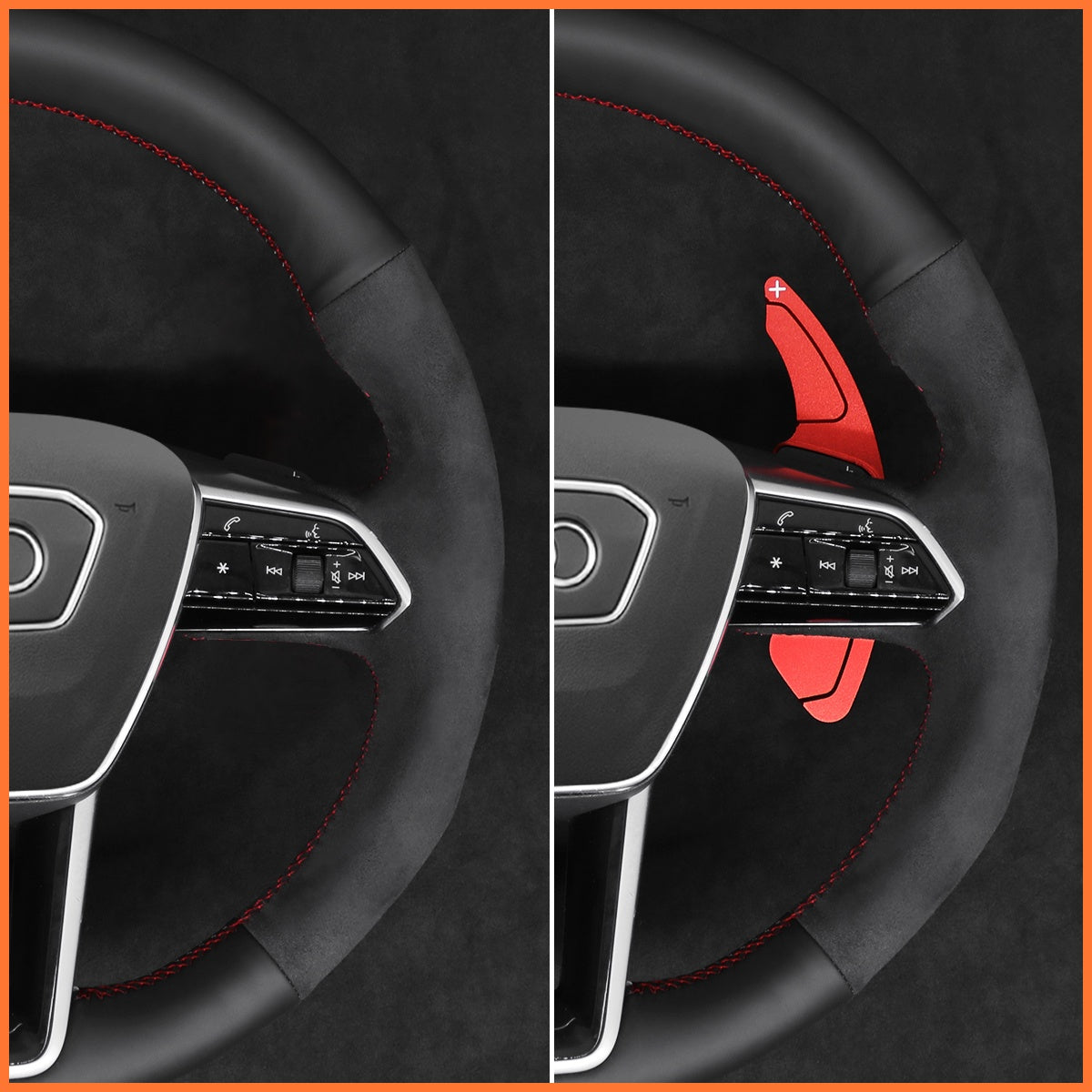 Shift paddles for Audi A6 A7 A8 S6 S7 S8 RS6 RS7 E-Tron GT 2018-2023