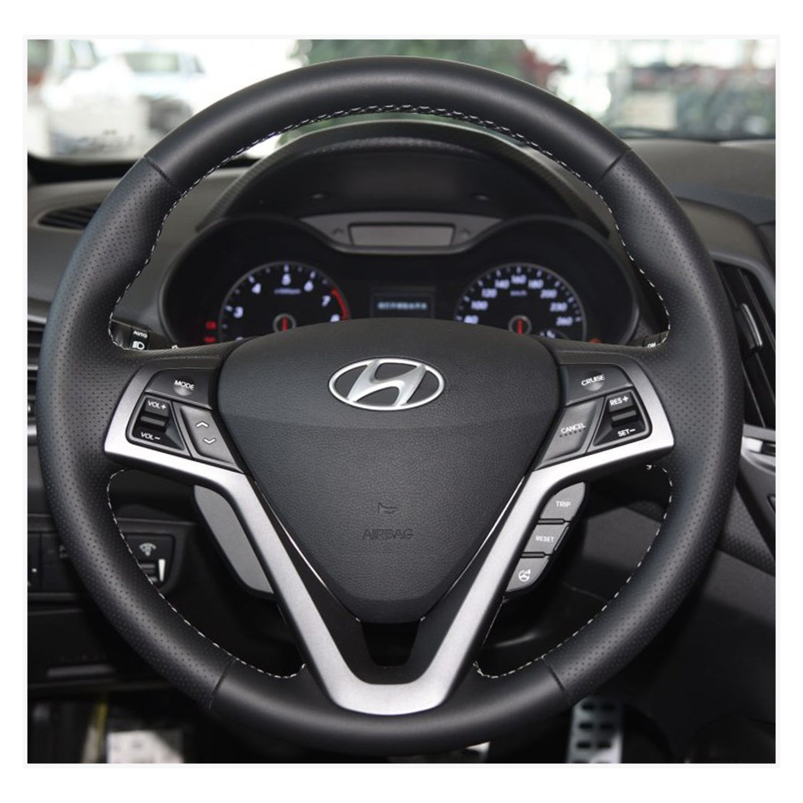 MEWANT steering wheel cover for Hyundai Veloster 2011-2017