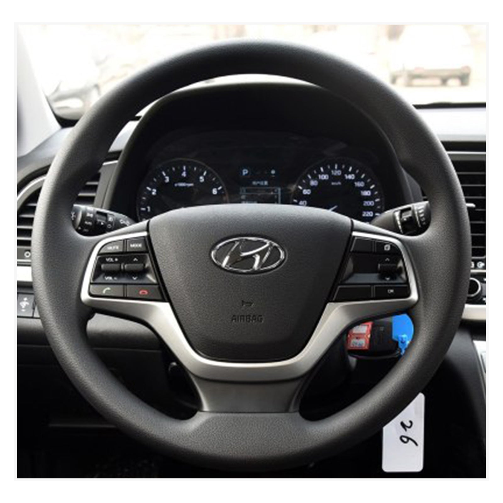 MEWANT steering wheel cover for Hyundai Elantra VI 2016-2017