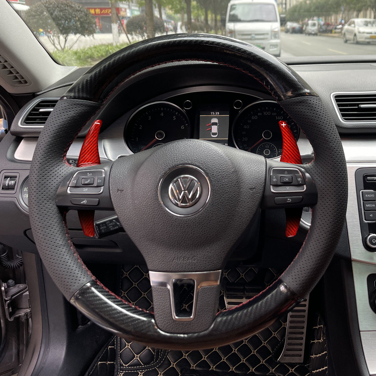 Paddle shifters for Skoda Citigo Fabia Karoq Rapid Roomster Octavia Superb Yeti Kodiaq Scala 2013-2019