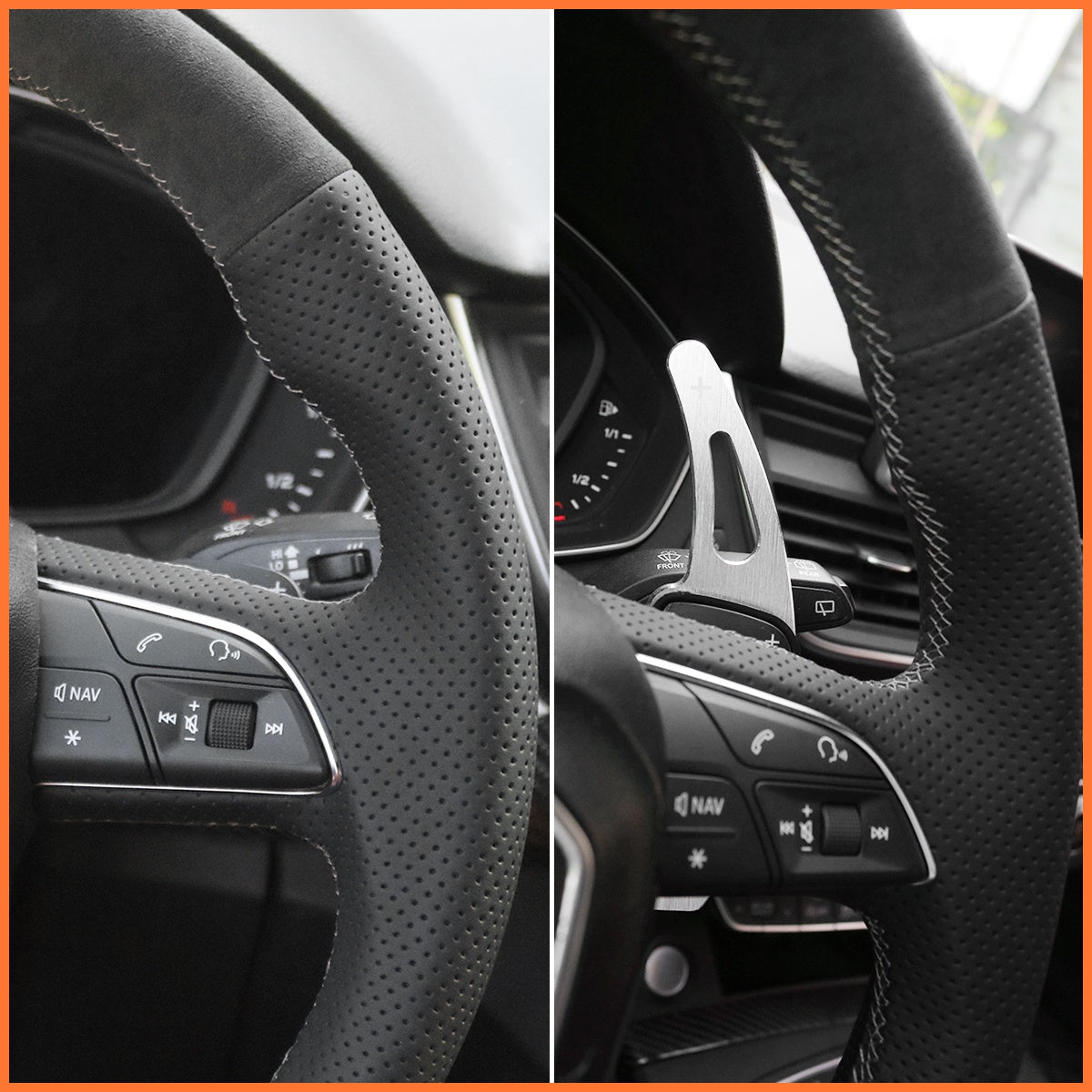 Schaltwippen für Audi A3 A4 A5 RS S3 S4 S5 Q2 Q3 Q5 Q7 Q8 SQ2 SQ5 SQ7 SQ8 2015-2022