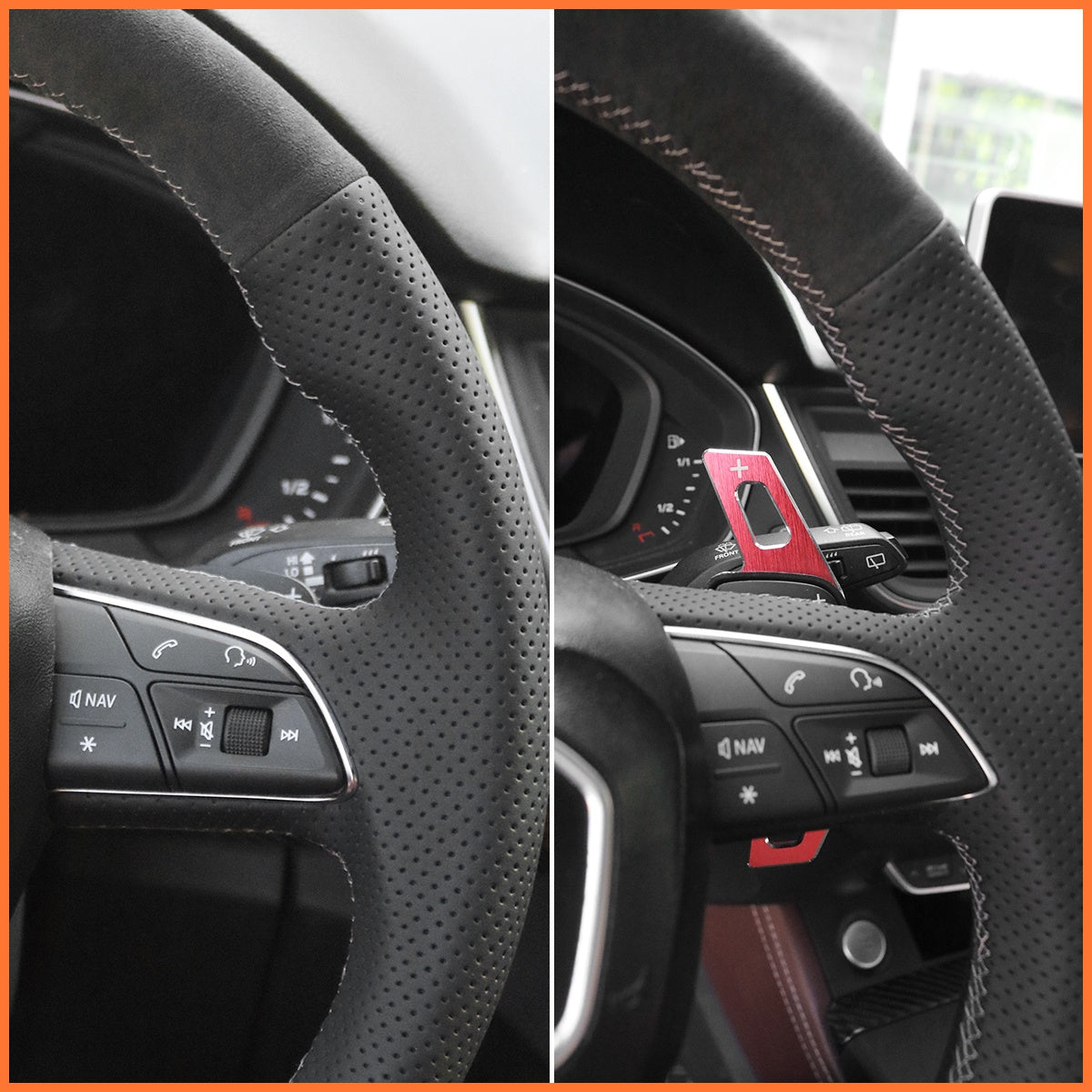 Schaltwippen für Audi A3 A4 A5 RS S3 S4 S5 Q2 Q3 Q5 Q7 Q8 SQ2 SQ5 SQ7 SQ8 2015-2022