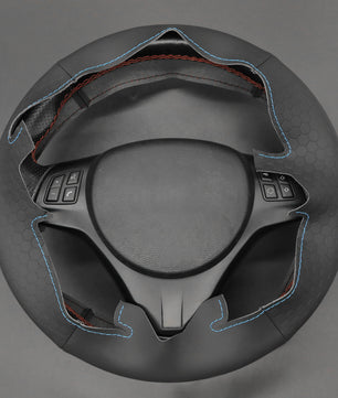 MEWANT Steering Wheel Cover for BMW M Sport M3 E90 E91 E92 E93 E87 E81 E82 E88 X1 E84 Black Artificial Leather Car Steering Wheel Cover