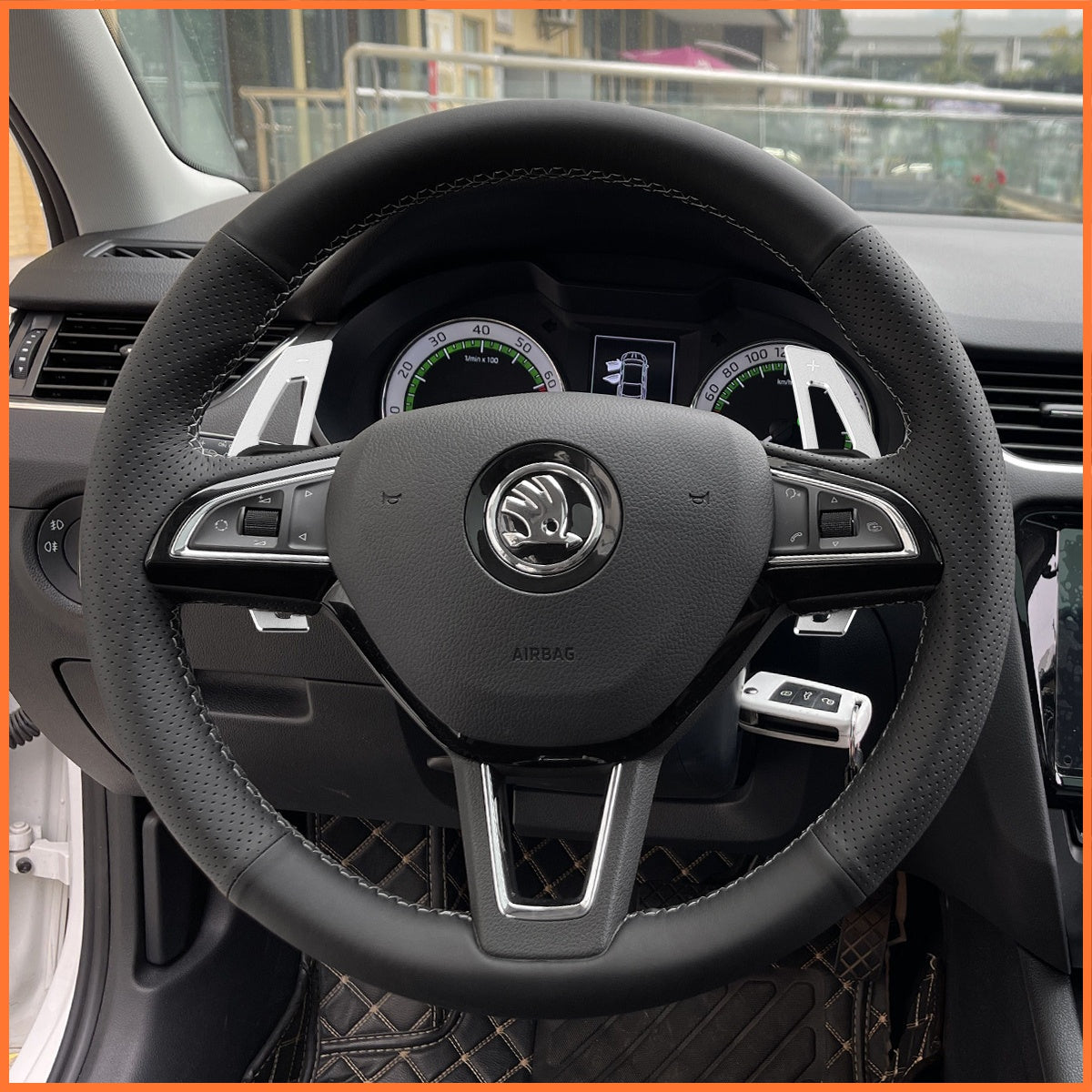 Paddle shifters for Skoda Citigo Fabia Karoq Rapid Roomster Octavia Superb Yeti Kodiaq Scala 2013-2019