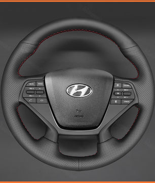 MEWANT Steering Wheel Cover for Hyundai Sonata (4-Spoke) 2015-2019